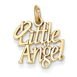 14K Gold Little Angel Charm