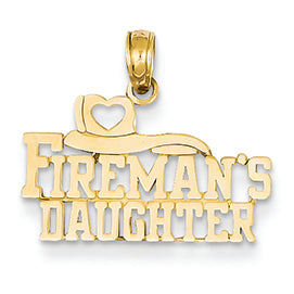 14K Gold Fireman's Daughter Pendant