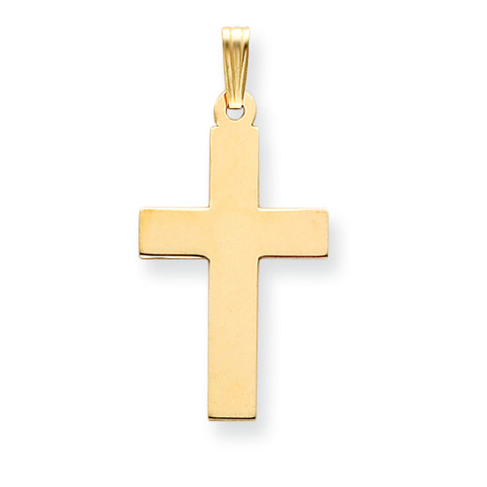 14K Gold Cross Charm