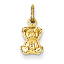 14K Gold Teddy Bear Charm