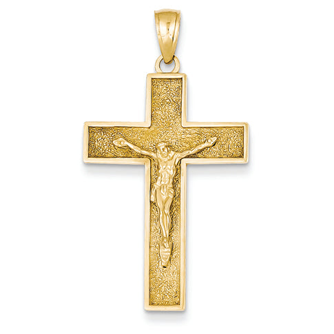 14K Gold Crucifix Pendant