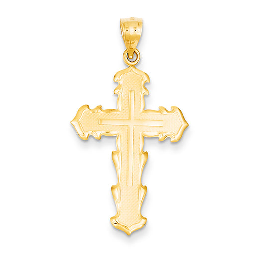 14K Gold Passion Cross Pendant