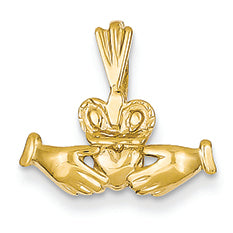 14K Gold Claddagh Charm