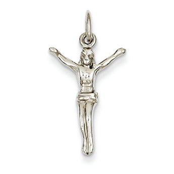 14K White Gold Jesus Charm