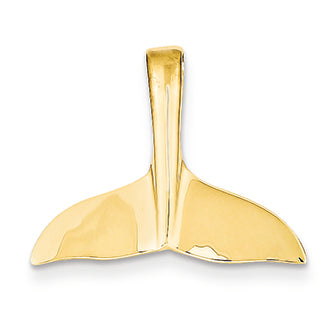14K Gold Whale Tail Slide