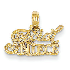14K Gold Special Niece Pendant