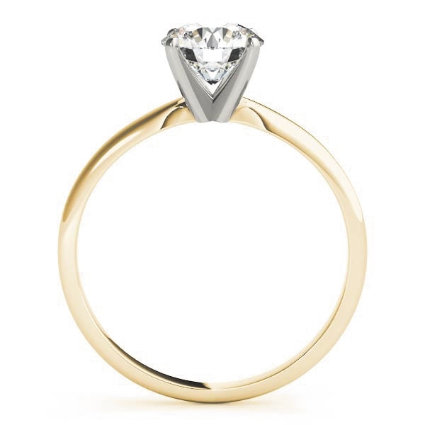 0.25 ct.  Classic Four Prong Diamond Solitaire Engagement Ring in 14K Yellow Gold 