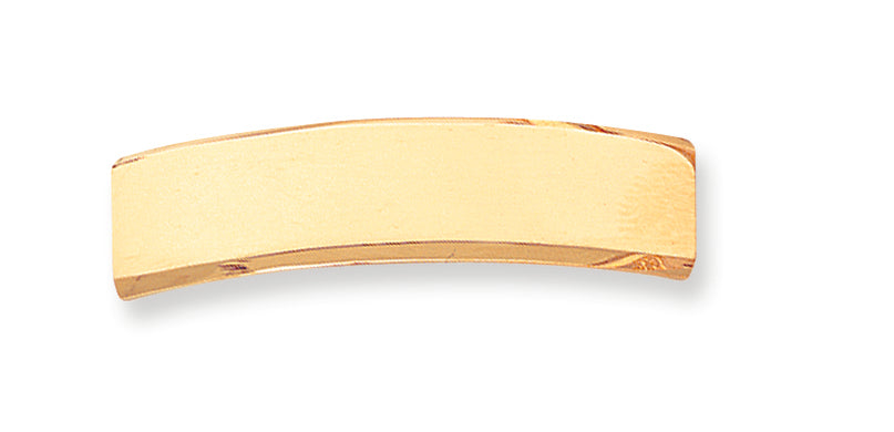 14K Gold 48 x 12 x 1.8mm ID Plate