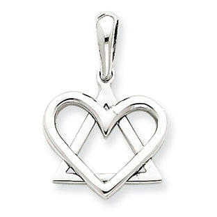 14K White Gold Pendant