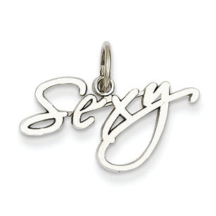 14K White Gold Sexy Charm
