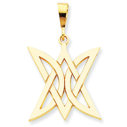 14K Gold Trinity Pendant