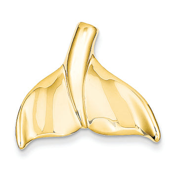14K Gold Whale Tail Slide