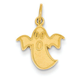 14K Gold Ghost Charm