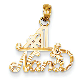 14K Gold #1 Nana Charm