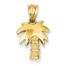 14K Gold Palm Tree