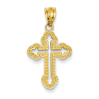 14K Gold Cross Pendant