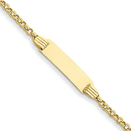 14K Gold ID Bracelet 7 Inches