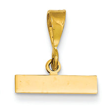 14K Goldy Casted Large Polished Top Charm