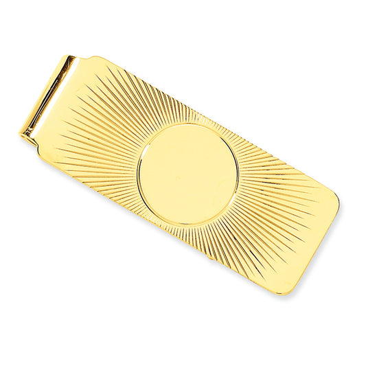 14K Gold Money Clip