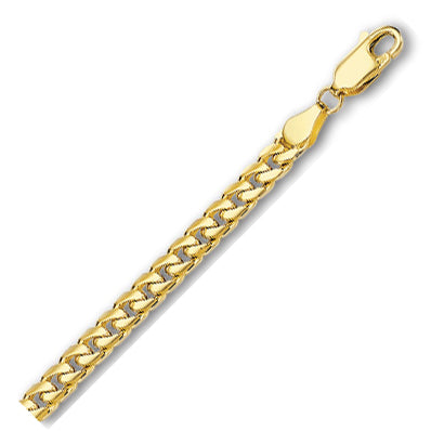14K Solid Yellow Gold Miami Cuban Link 4.4mm thick 20 Inches