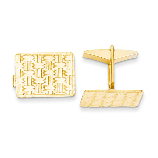 14K Gold Cuff Links