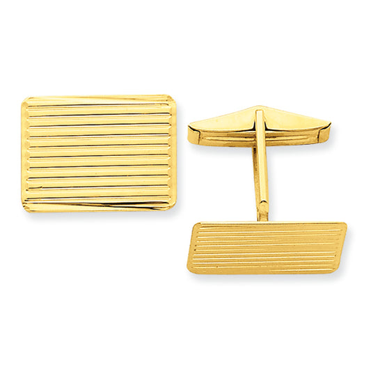 14K Gold Cuff Links