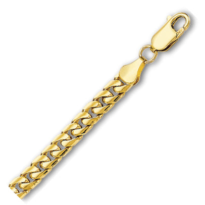 14K Solid Yellow Gold Miami Cuban Link 5.8mm thick 24 Inches