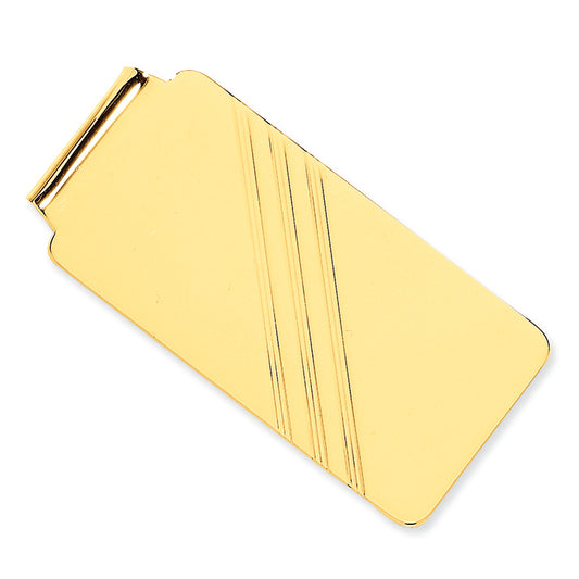 14K Gold Money Clip