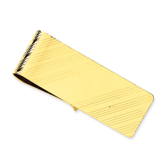 14K Gold Money Clip