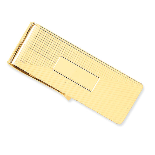 14K Gold Money Clip