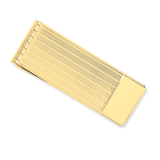 14K Gold Money Clip