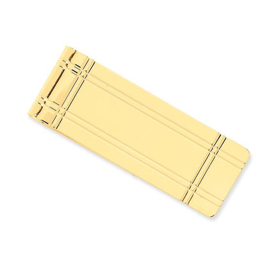 14K Gold Money Clip