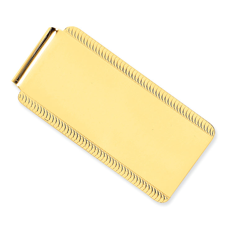 14K Gold Money Clip