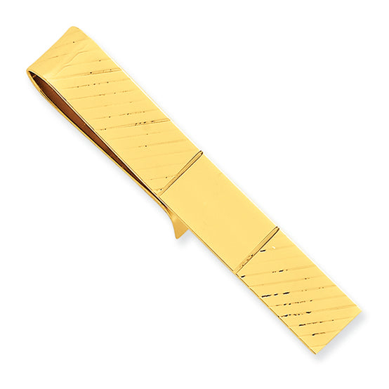 14K Gold Tie Bar