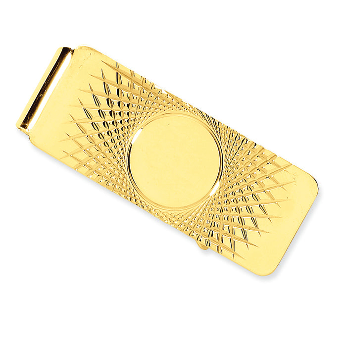 14K Gold Money Clip