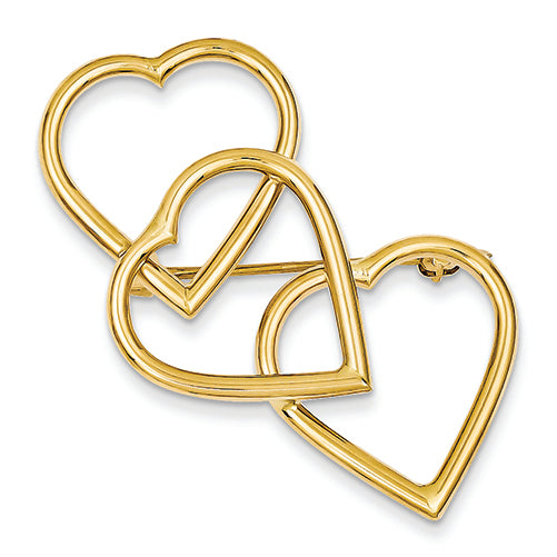 14K Gold Designer Pin