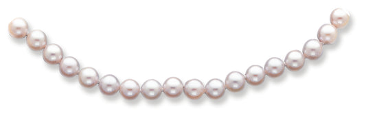 14K Gold 6-6.5mm White Akoya Saltwater Cultured Pearl Bracelet 7 Inches