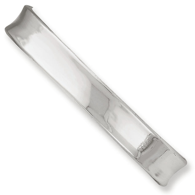 Sterling Silver 10mm Polished Cuff Bangle