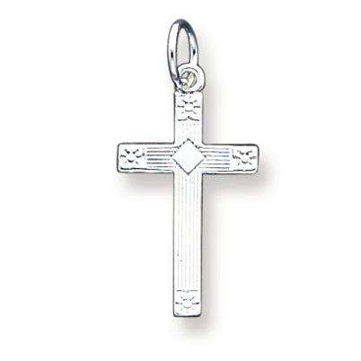 Sterling Silver Cross Charm