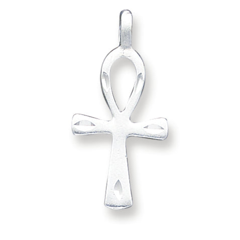 Sterling Silver Ankh Cross Pendant