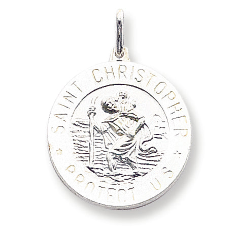 Sterling Silver St. Christopher Medal