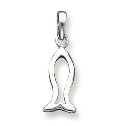 Sterling Silver Ichthus (Fish) Charm