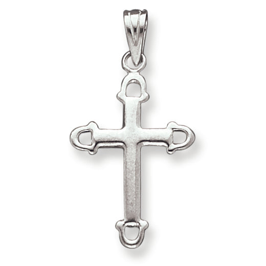 Sterling Silver Horseshoe Cross Pendant