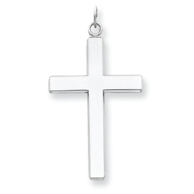 Sterling Silver Cross Lord's Prayer Pendant