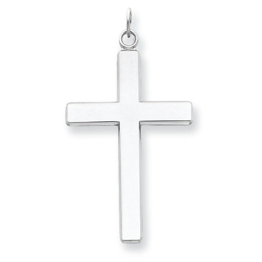 Sterling Silver Cross Lord's Prayer Pendant