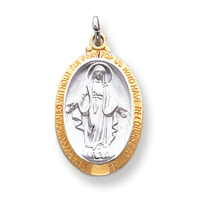 Sterling Silver Miraculous Medal