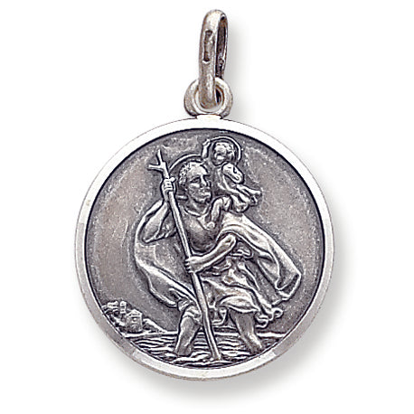 Sterling Silver St. Christopher Medal