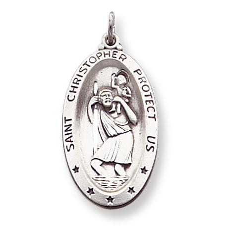 Sterling Silver St. Christopher Medal