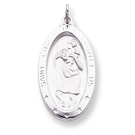 Sterling Silver St. Christopher Medal