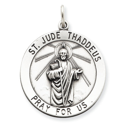 Sterling Silver St. Jude Thaddeus Medal